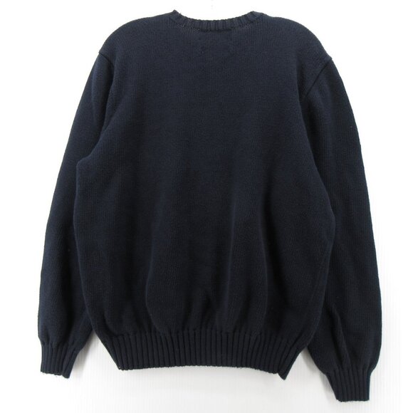 Ralph Lauren Polo Sweater Large Pullover Red Pony Ribbed Knit Crewneck - Picture 7 of 10